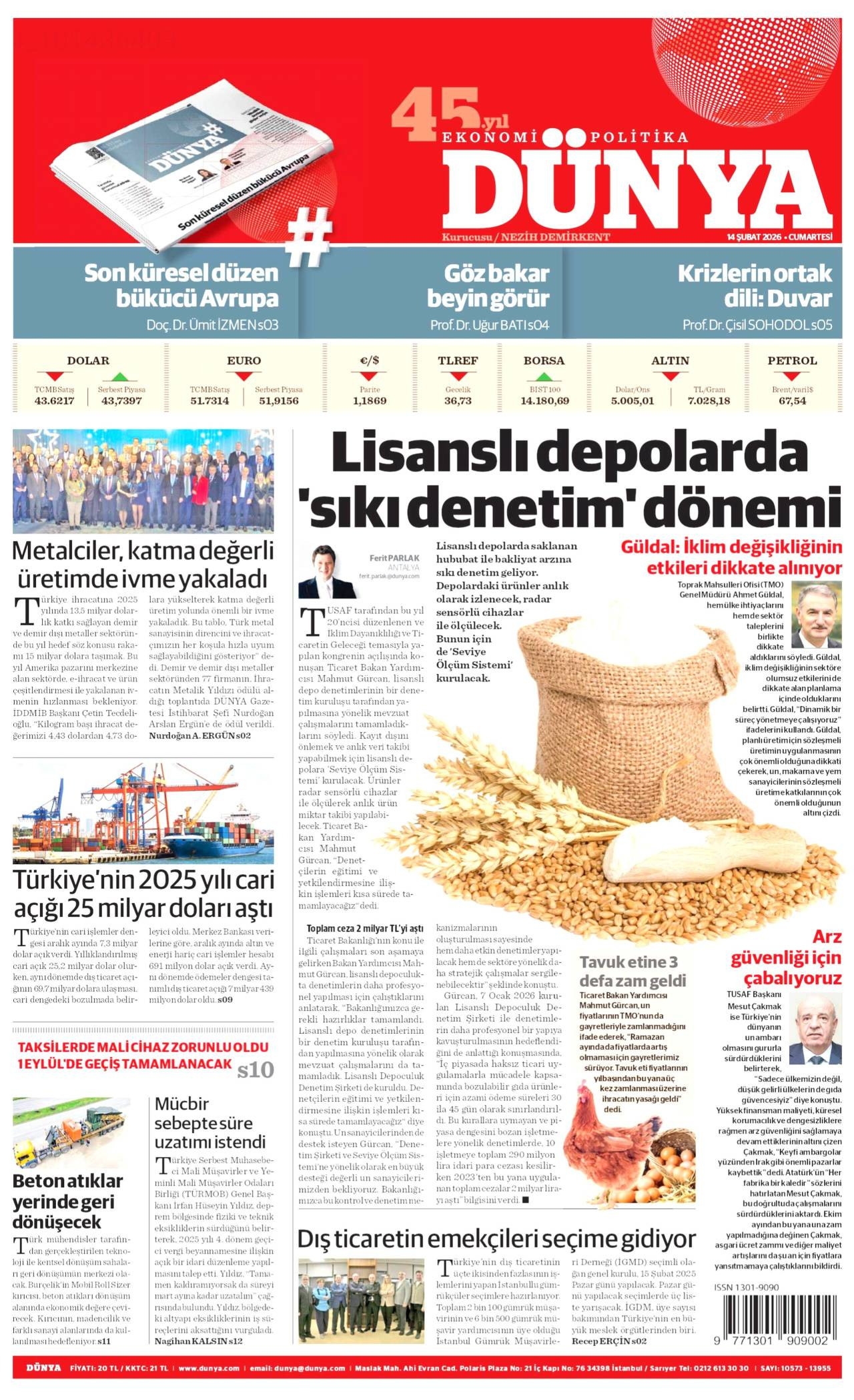 Dünya Gazete Manşeti