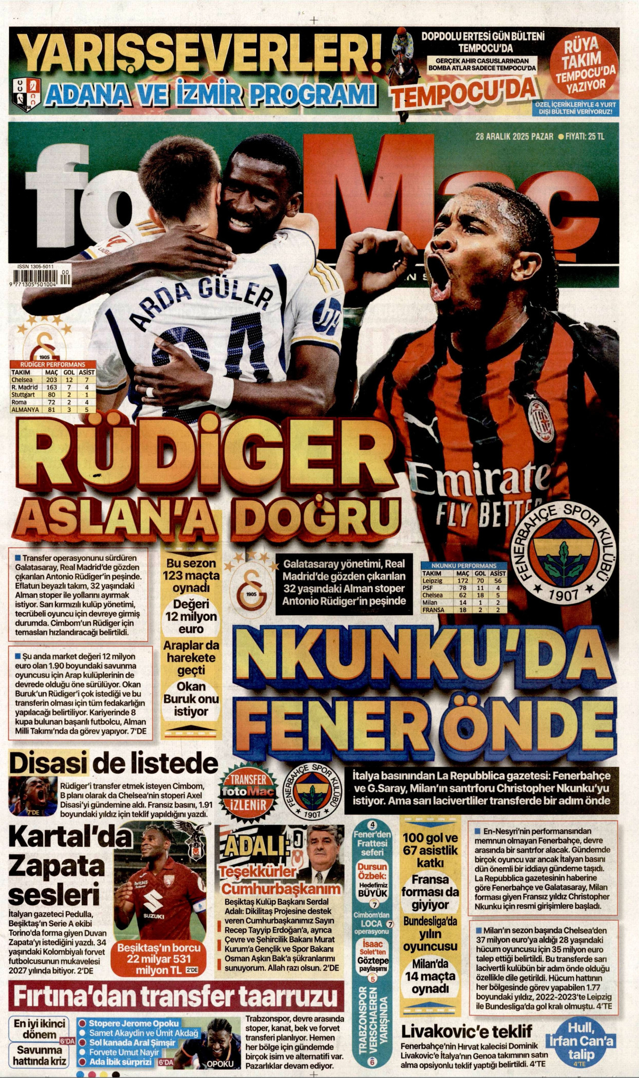 FOTOMAÇ Gazete Manşeti