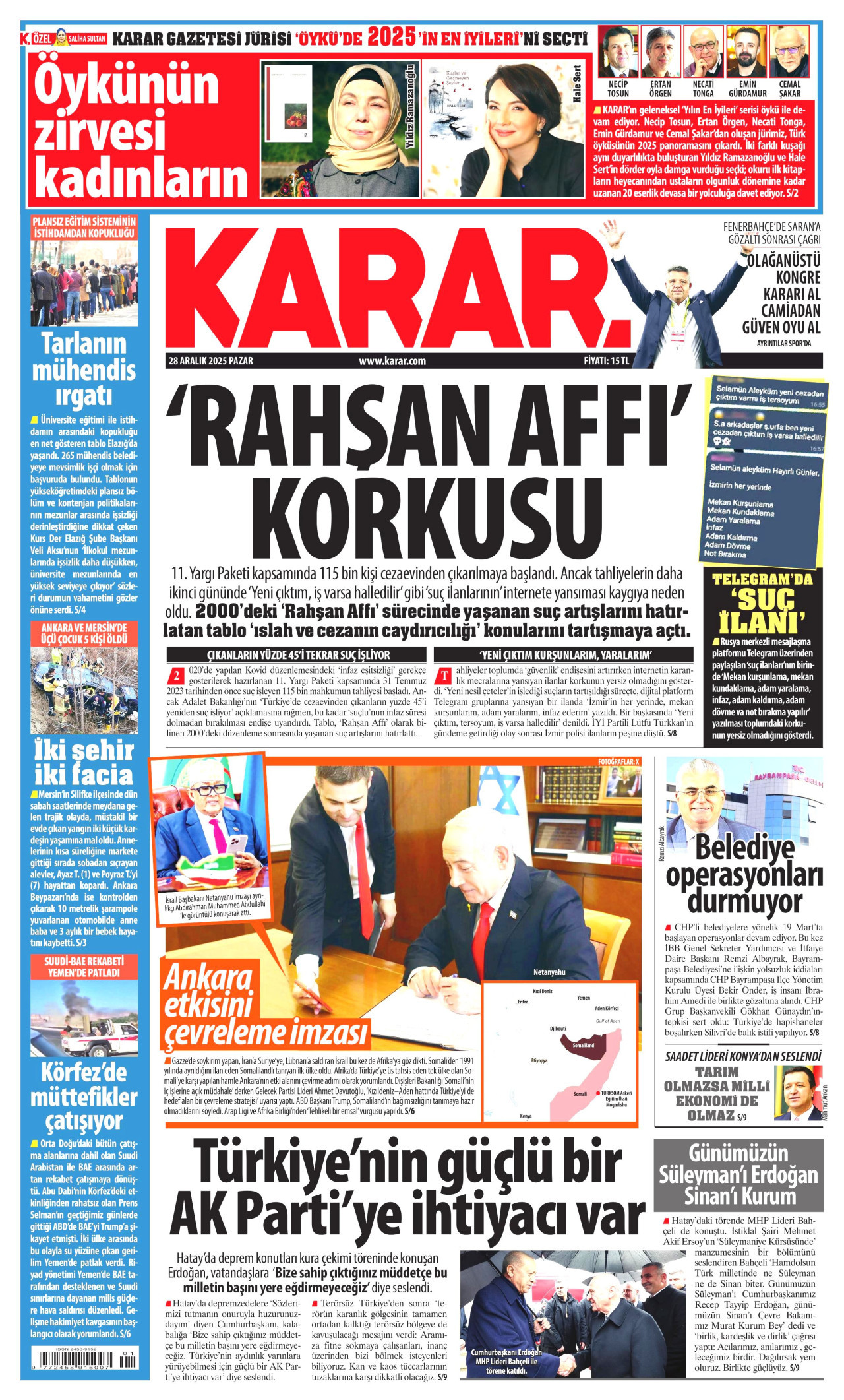 KARAR Gazete Manşeti