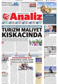 Analiz Gazetesi Gazete Manşeti