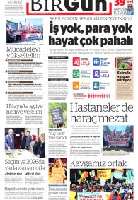 Birgün Gazetesi Gazete Manşeti