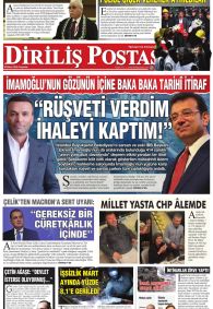 Diriliş Postası Gazetesi Gazete Manşeti
