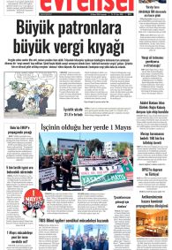 Evrensel Gazetesi Gazete Manşeti