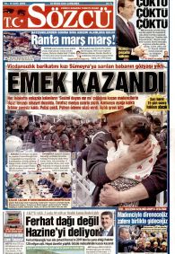 Sözcü Gazetesi Gazete Manşeti