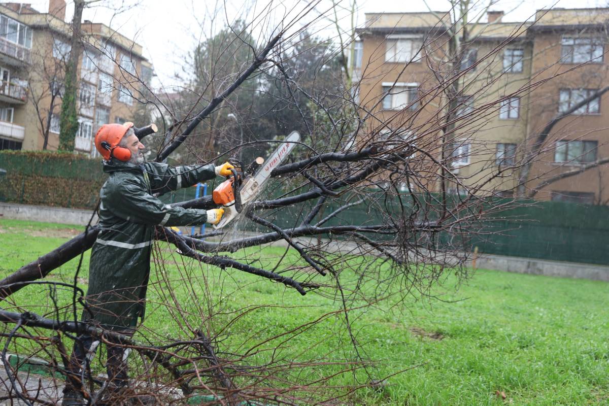 Bursa Büyükşehir Ekipleri, Şiddetli Rüzgara Karşı Sahada