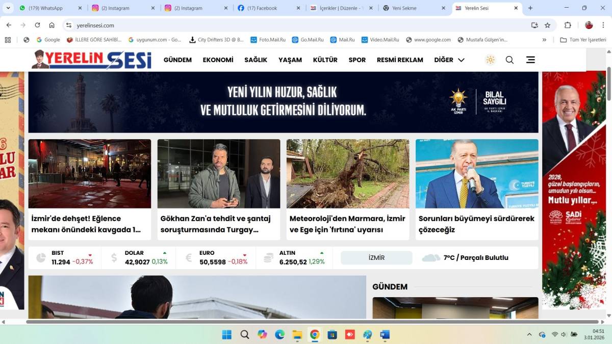 Nilüfer Belediyesi 3 ocak ilan görseli