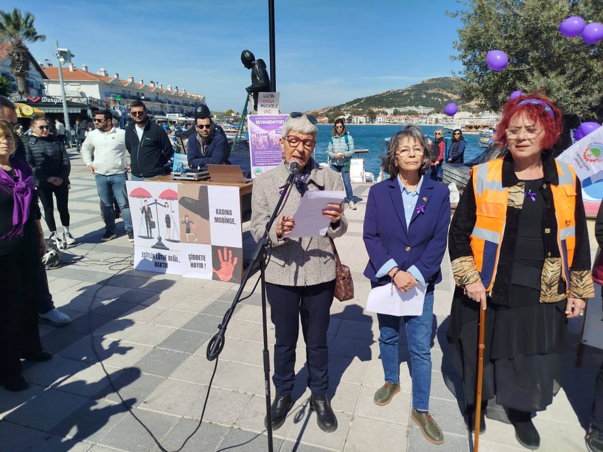 FOÇA’DA ÜSLUP KRİZİ ;  İLÇE BAŞKANINA AZAR, 8 MART’TA POLEMİK