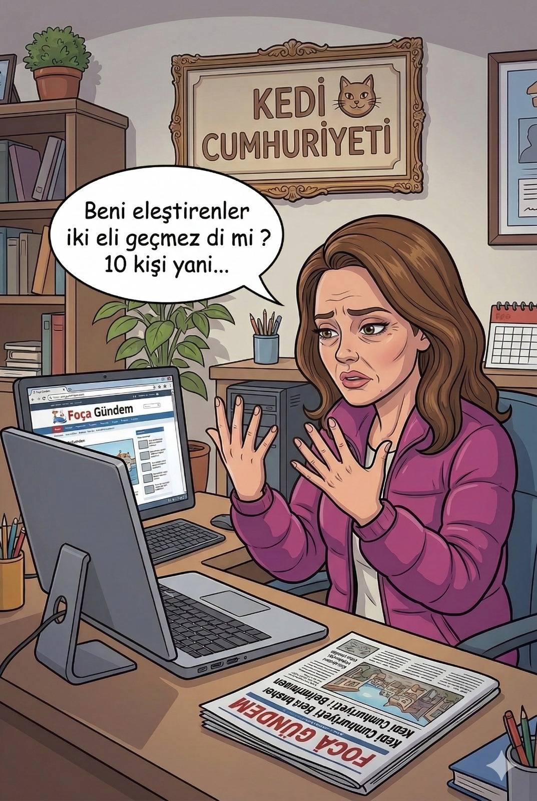 FOÇA’DA ÜSLUP KRİZİ ;  İLÇE BAŞKANINA AZAR, 8 MART’TA POLEMİK