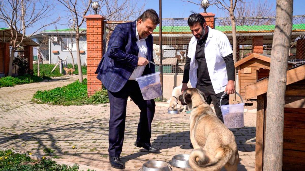 Seferihisar’da sıfır atıkla mama üretimi başladı  Başkan Yetişkin: “Artık çöpe giden yemekler can dostlarımız için mamaya dönüşüyor”