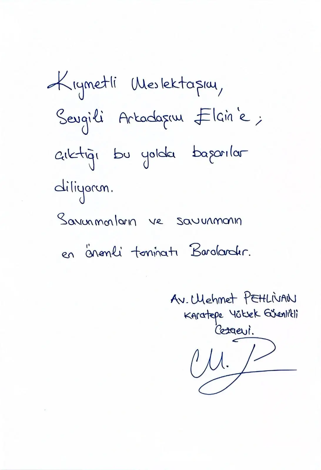 AV. ELÇİN ÖZGE ŞİMŞEK ÇAĞLAYAN: MÜCADELEDEN GERİ DURMAYACAĞIZ!